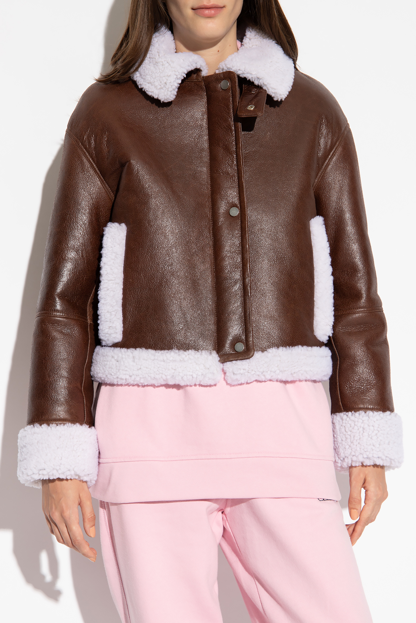 Lamb shearling jacket hotsell